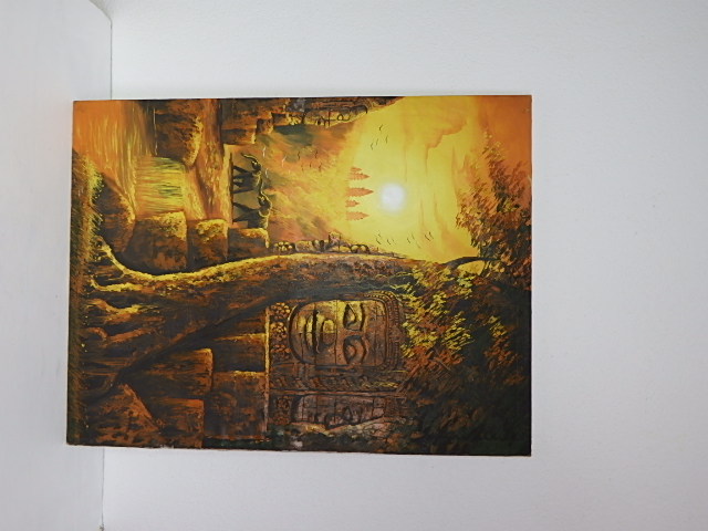 Obraz ANGKOR WAT Kambodža, ruční malba, 80x60 cm