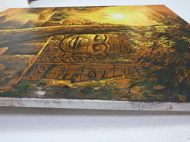 Obraz ANGKOR WAT Kambodža, ruční malba, 80x60 cm