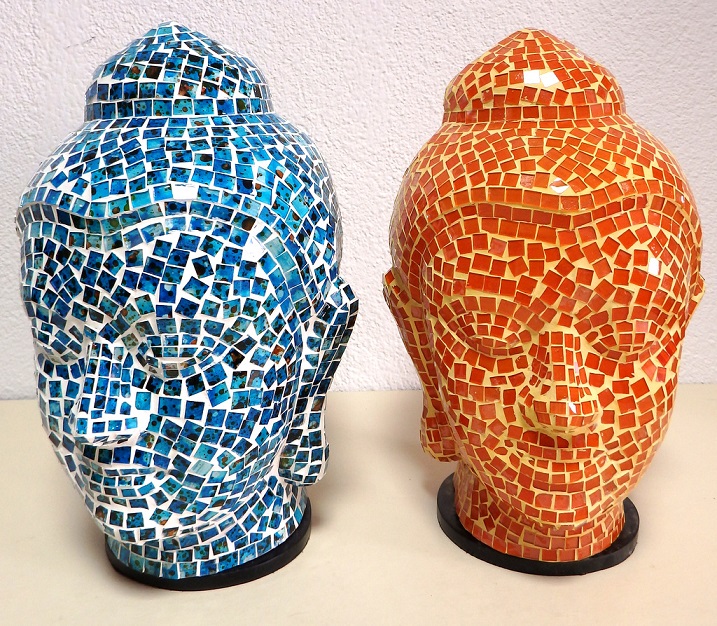 Stolní lampa -  BUDHA, ruční práce