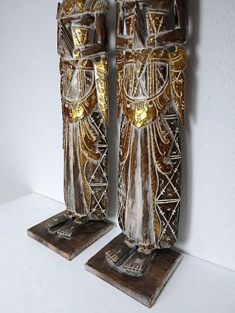 Sošky Ráma Sita - pár, exotické dřevo, ruční práce