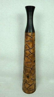 Váza hnědá ARCADIA,80 cm, mangové dřevo, ruční práce